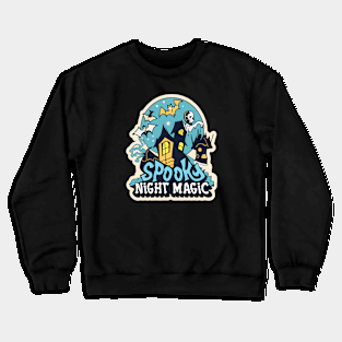 Spooky night magic Crewneck Sweatshirt